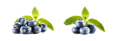 藍(lán)莓的樁組成的拼貼畫