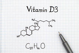 维生素 D3 用笔的化学公式