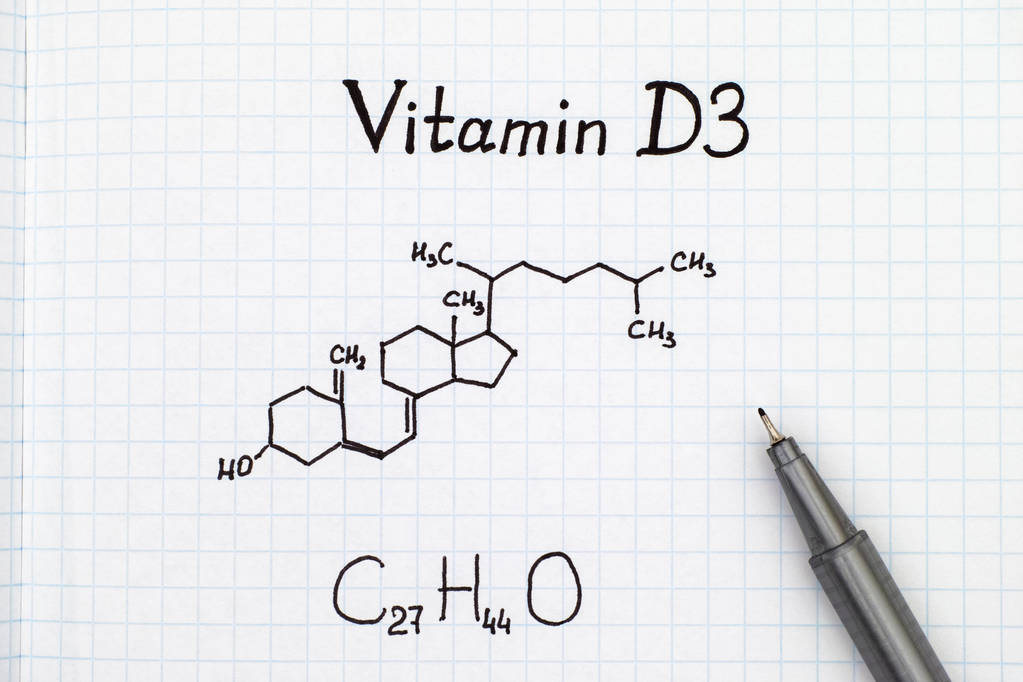 维生素 D3 用笔的化学公式