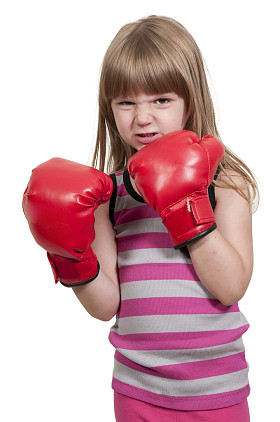 女孩拳击手