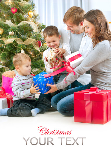 圣诞节家庭