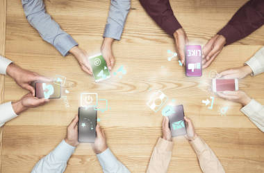 商人利用社交媒體