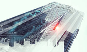 现代商业的生活方式。混合媒体