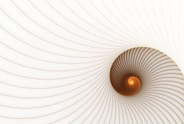 在明亮的背景上的抽象形螺旋