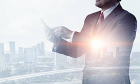 现代商业的生活方式。混合媒体