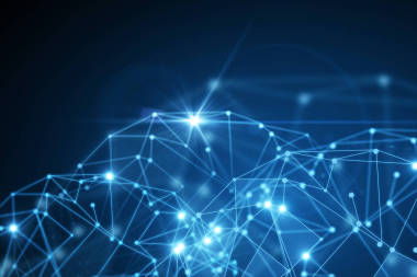 藍(lán)色的多邊形背景