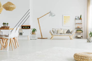 開(kāi)放空間在現(xiàn)代公寓圖片