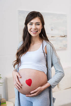 怀孕的女人