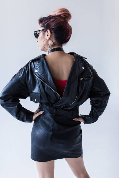 太阳镜的时尚女孩图片