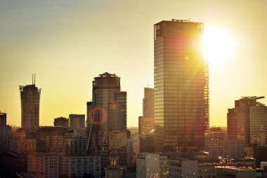 现代化办公大楼。现代建筑的建筑细