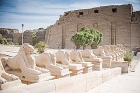 卢克索。Egypt.biggest 露天博物馆