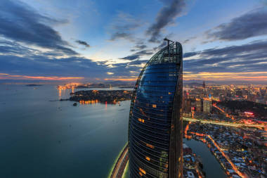 廈門世茂海峽大廈雙子塔場(chǎng)景