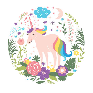 美麗的五彩麒麟