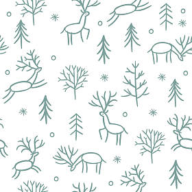 雪花和冷杉图片