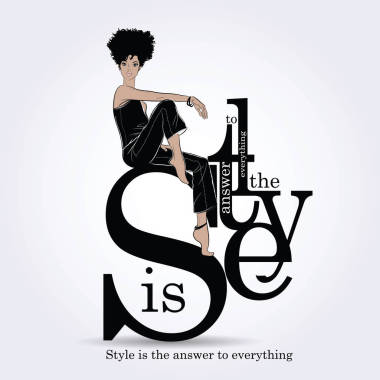 與素描風(fēng)格的時(shí)尚女人時(shí)尚報(bào)價(jià)