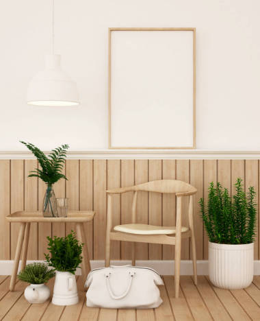 客廳里或咖啡店-3d 渲染圖片