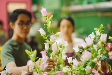 買(mǎi)花的顧客 