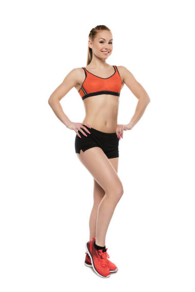 運動型的年輕女子圖片