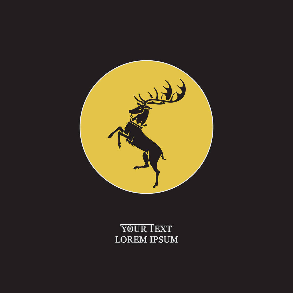 牡鹿高贵一圈。幻想牡鹿图像