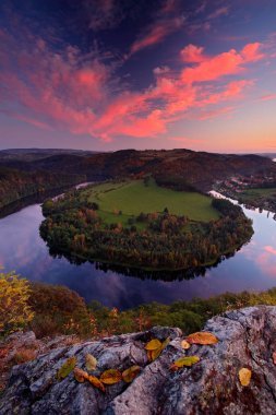 在馬蹄的黃昏照片