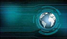 数字技术背景照片