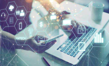 Fintech 圖標和物聯(lián)網(wǎng) 