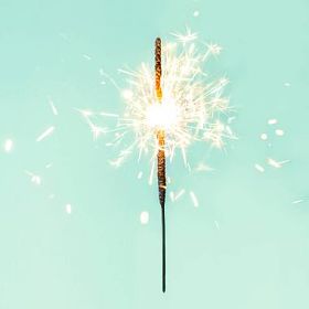 喜庆的圣诞焰火