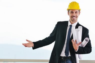 年轻建筑师肖像图片