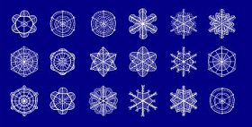 雪花套图片