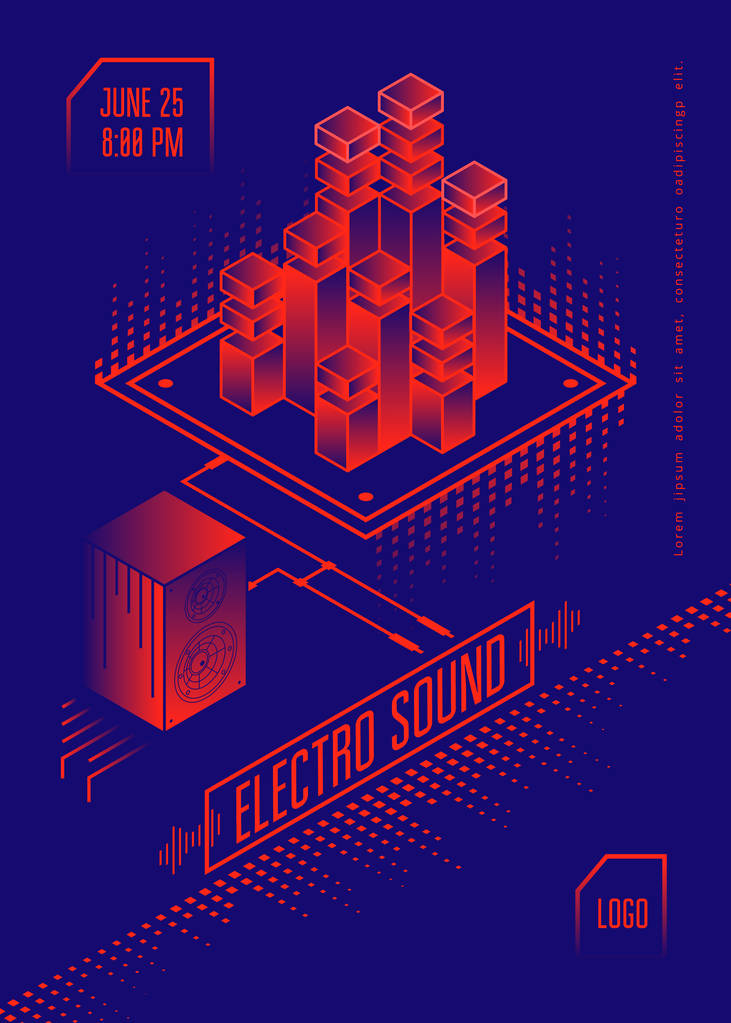 电声音音乐海报图片 电声音音乐海报图片