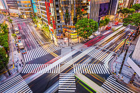 日本东京银座区