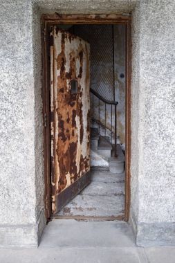 埃利斯岛被遗弃精神病专科医院内部房间