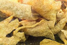 脆皮猪肉皮肤图片