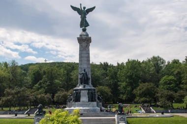 Montreal, Canada: Monument to Monsieur Georges Etienne Cartier