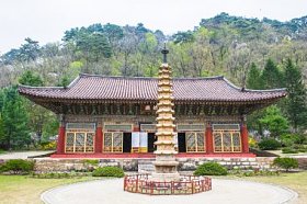 在 pohyeon sa 在妙香山，朝鲜馆