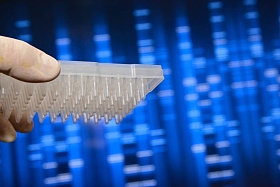 在实验室进行DNA测试