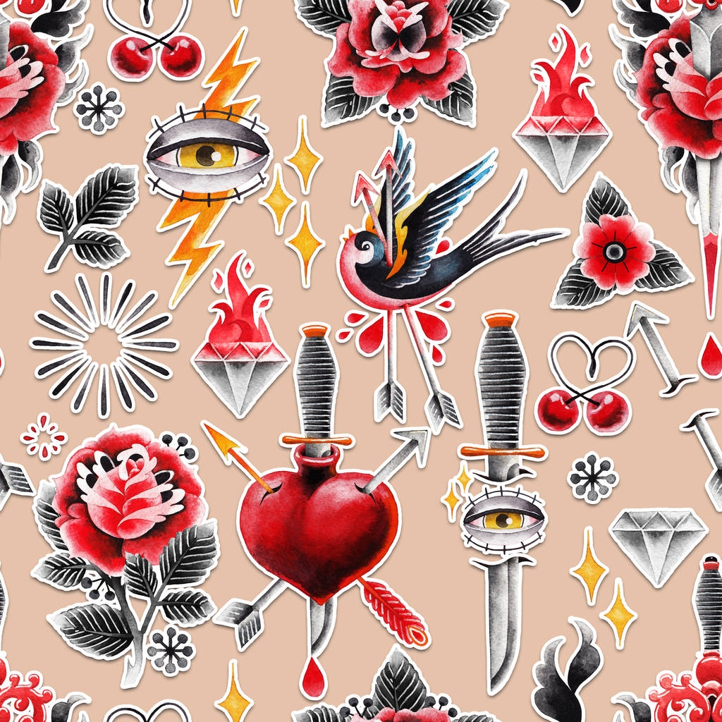 水彩的老学校模式图片 水彩的老学校模式图片