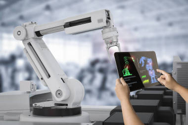 人類(lèi)控制 3d 渲染機(jī)器人 