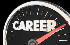 职业车速表上升 