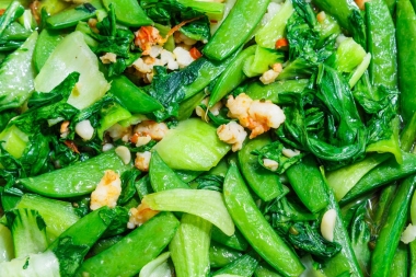 虾仁炒时蔬图片