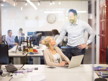 成功的商业人士的肖像