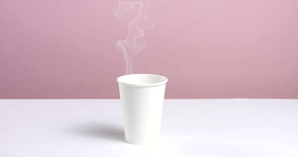 把热水水倒进了一杯水图片