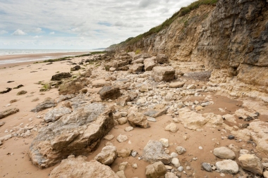 夏日清晨奧馬哈海灘附近的 Vierville