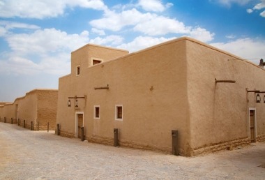 老城市 Diriyah 的街道