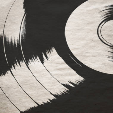 背景與乙烯基播放器圖片