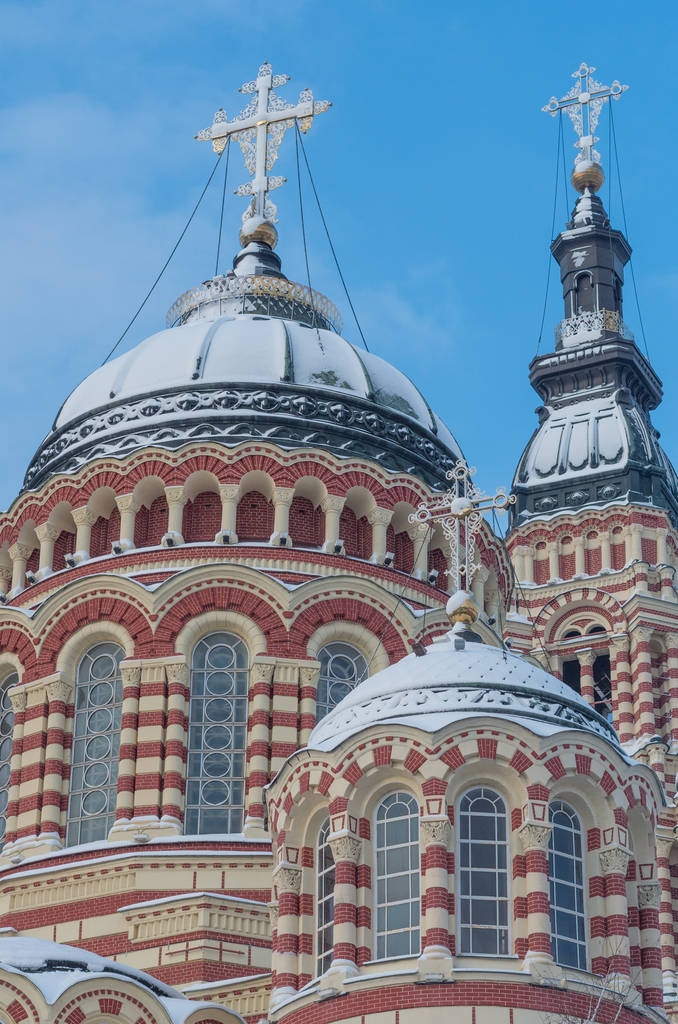 哈尔科夫的报喜大教堂。乌克兰