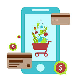 网上商店的概念, 电子商务商店, 互联网商店。基督