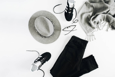 冬季服装及配件拼贴画图片