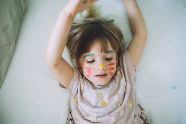 可愛的小女孩照片