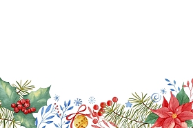 圣诞水彩框架图片